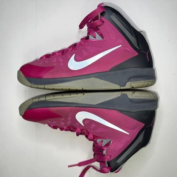 NIKE Hyper-quickness Womens Basketball Shoe - US 5.5Y - Picture 3 of 7